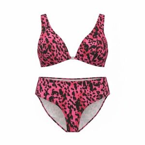 SHEIN Pink and Black Leopard Bikini Set 4XL NWOT